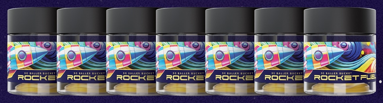 ROCKET FUEL 5g Live Resin original packaging